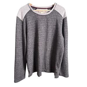 Tommy Bahama Sweatshirt Womens XL Gray Pullover Heather Long Sleeve Fleece